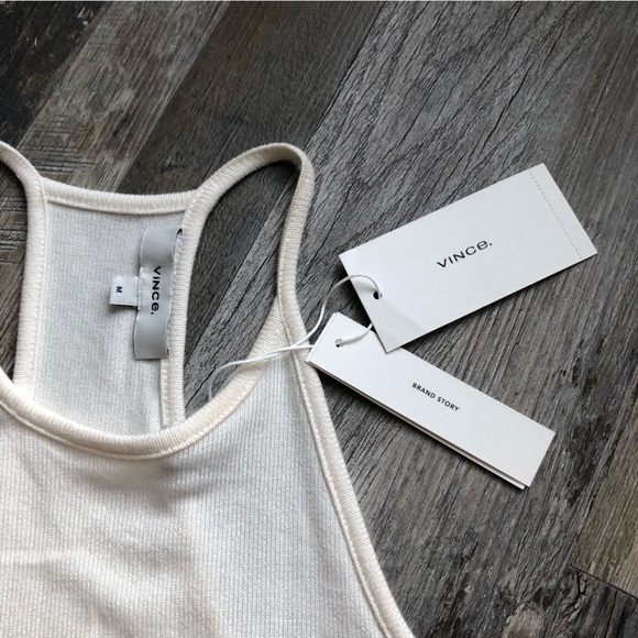 NWT VINCE Pull Over Tank Style Sweater - Picture 2 of 8